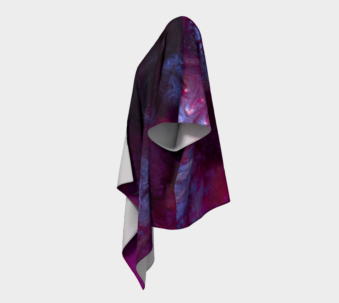 Draped Cover Up Without Fringe