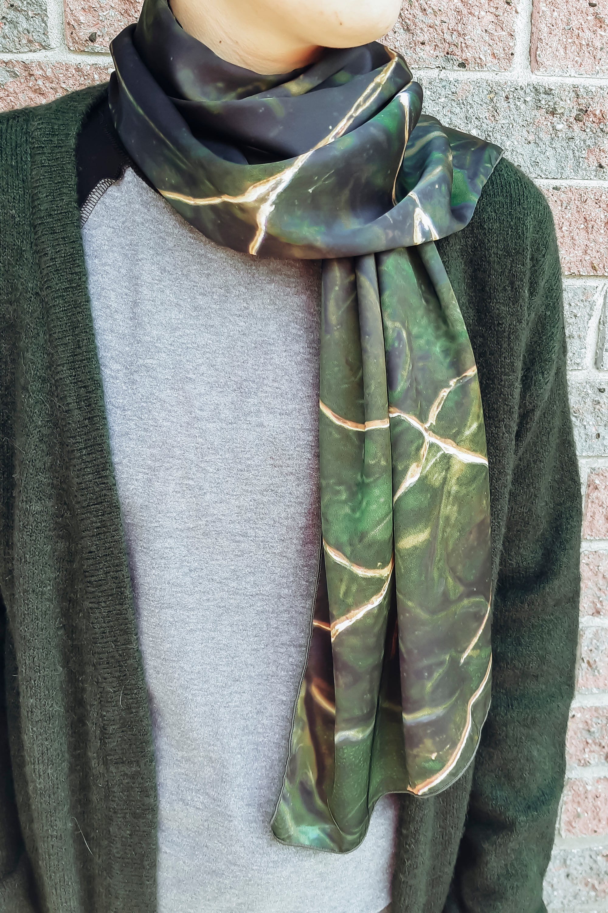 Silk Long Scarf