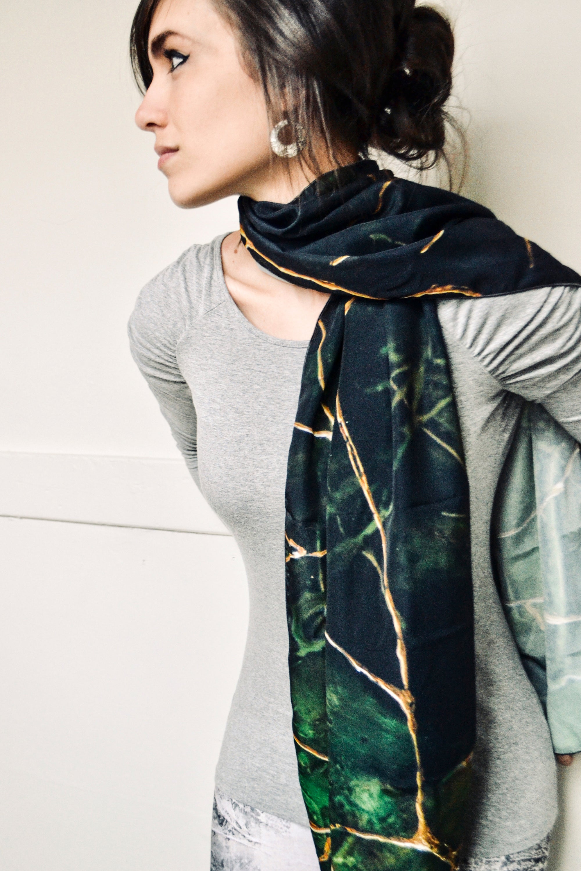 Silk Long Scarf