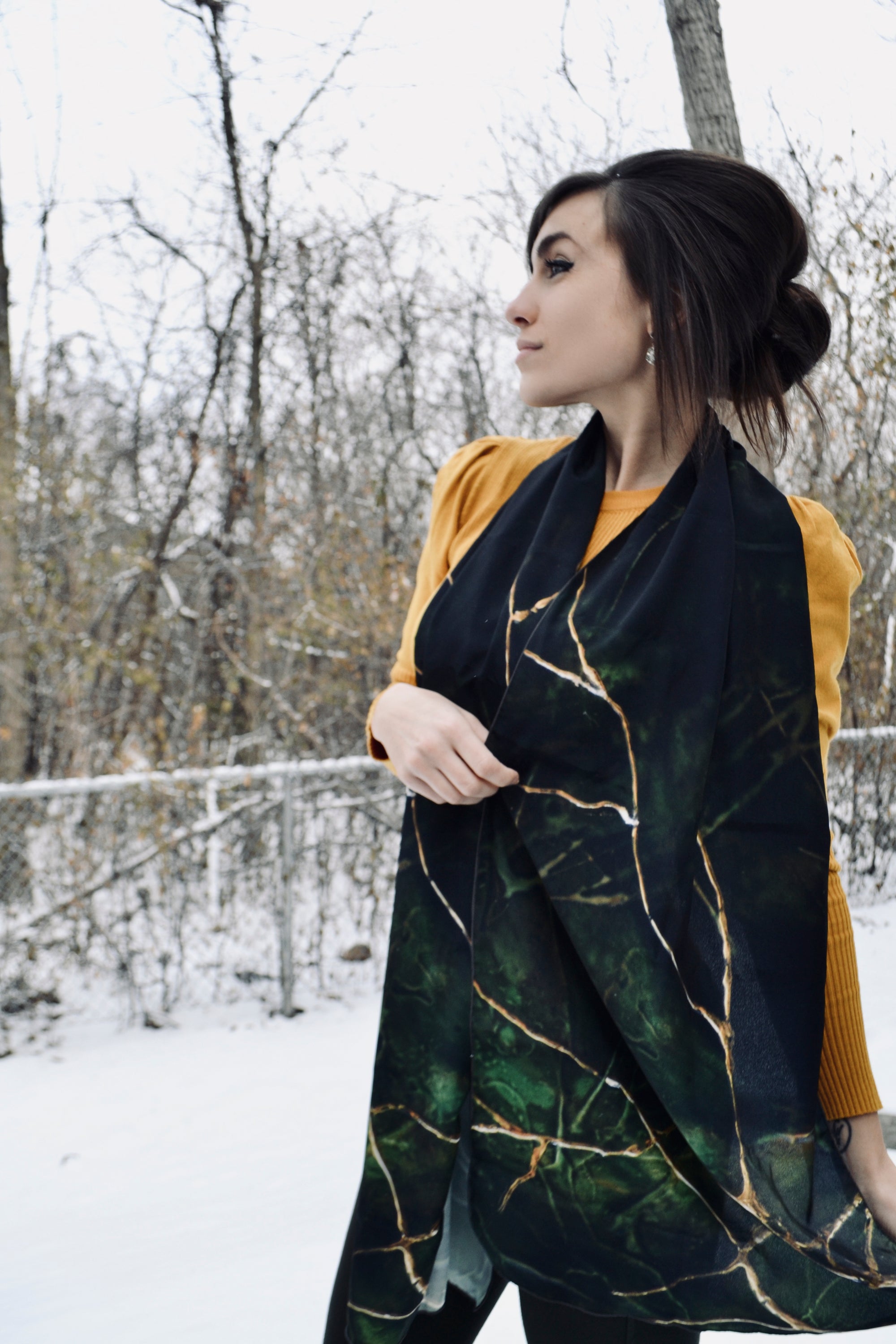 Silk Long Scarf