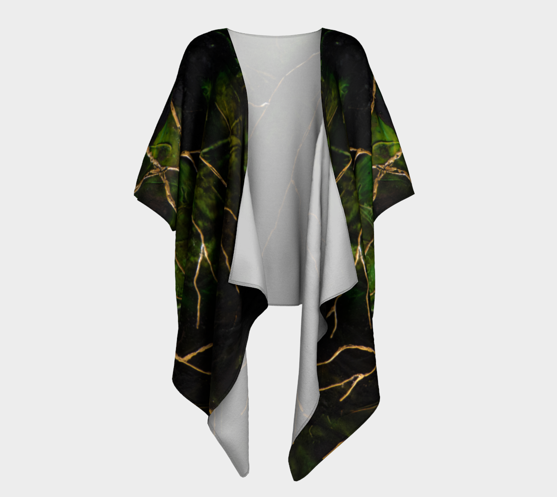Draped Cover Up Without Fringe