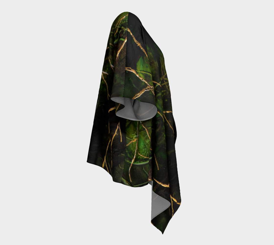 Draped Cover Up Without Fringe