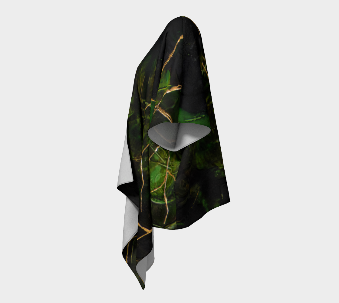 Draped Cover Up Without Fringe