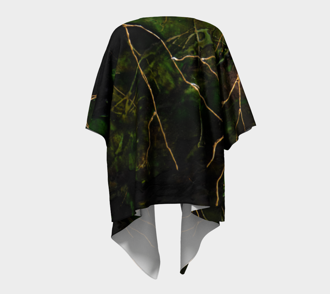 Draped Cover Up Without Fringe