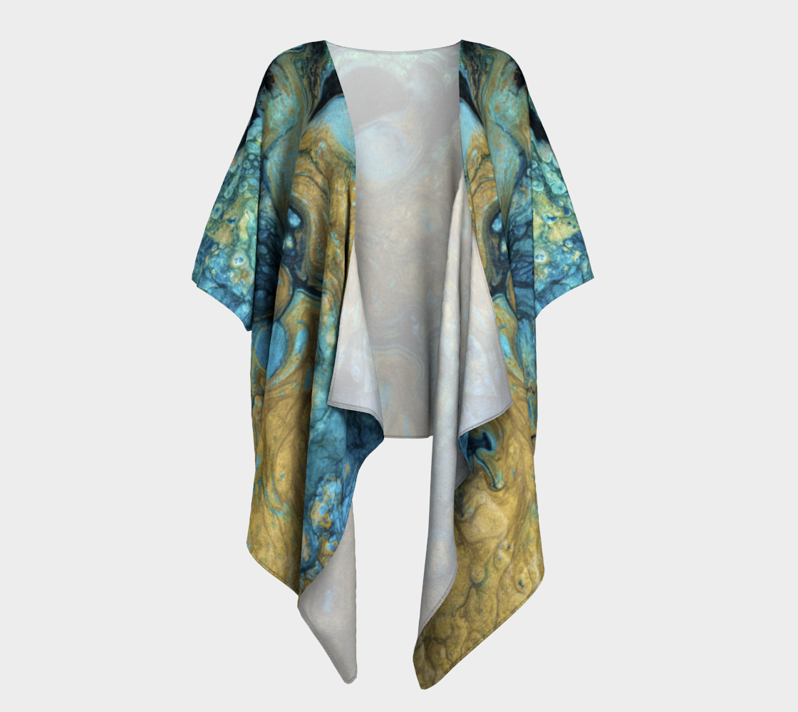 Draped Cover Up Without Fringe