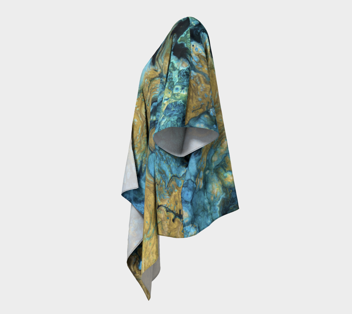 Draped Cover Up Without Fringe
