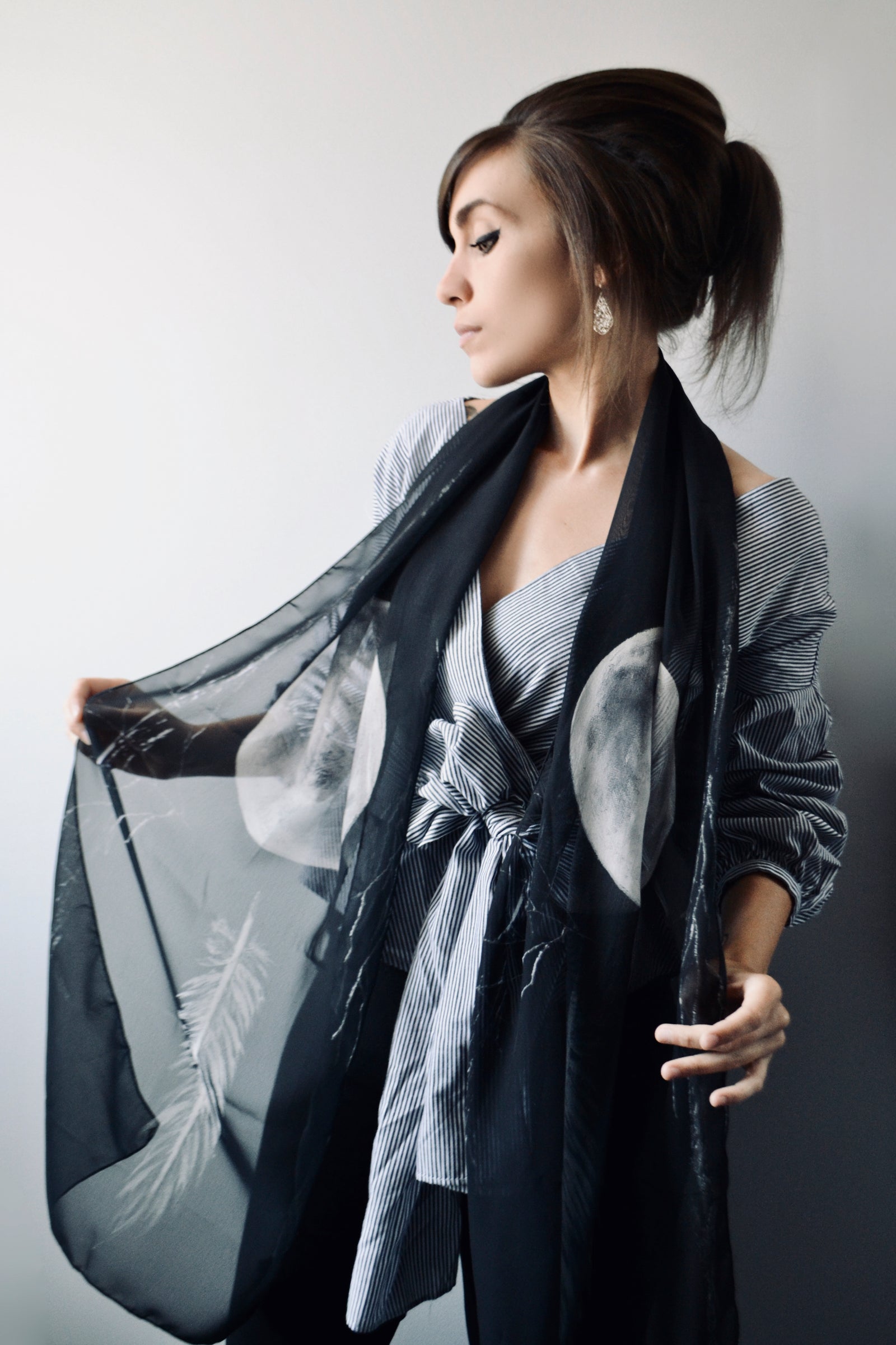 Silver Sage Long Scarf