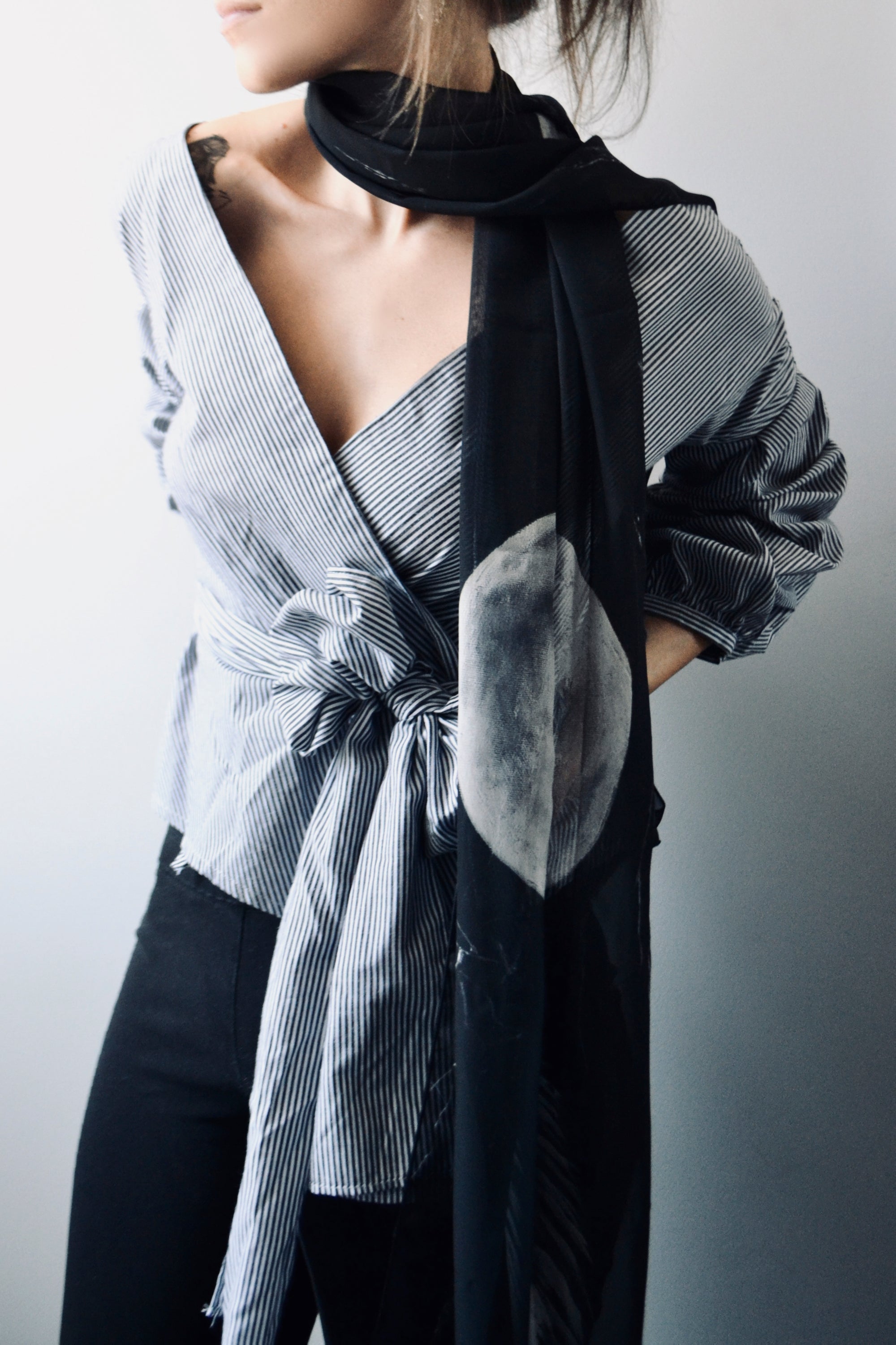 Silk Long Scarf