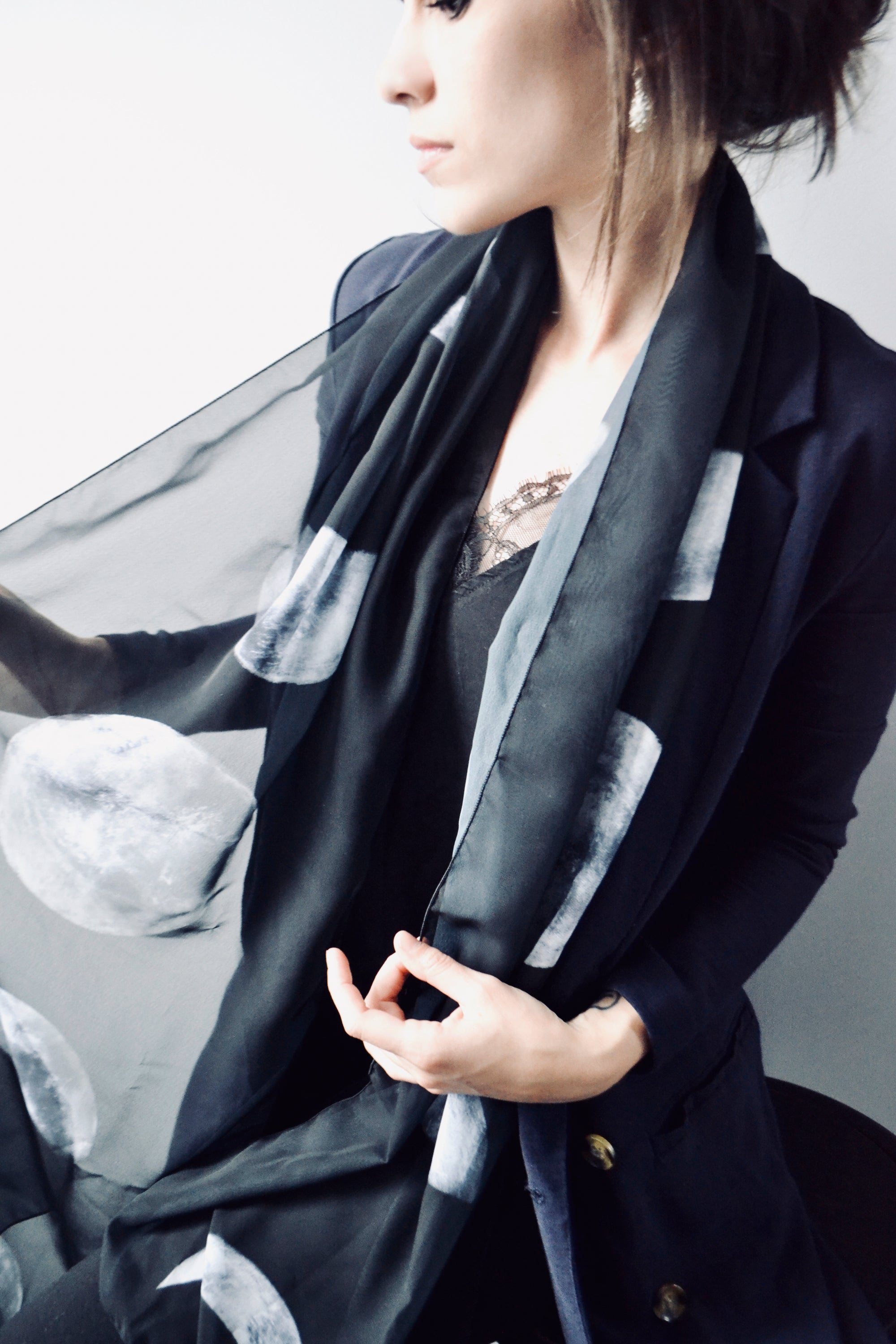Silk Long Scarf