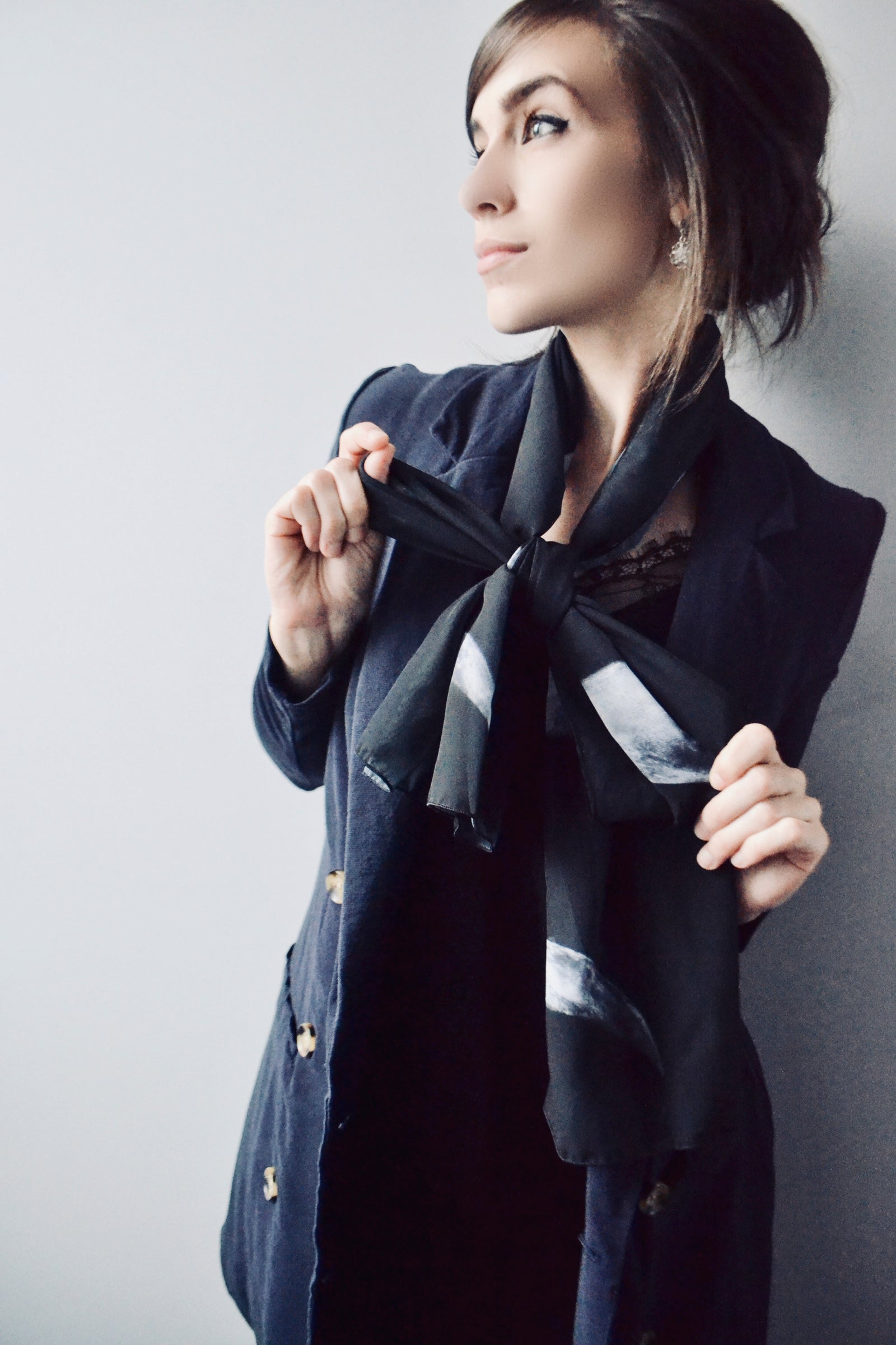 Moon Phases Long Scarf