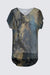 Short Sleeve V-Neck Chiffon Top