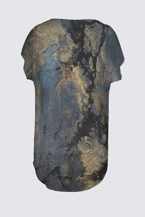Short Sleeve V-Neck Chiffon Top