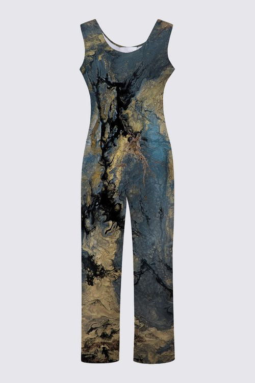 Sleeveless Jumpsuit With Pockets