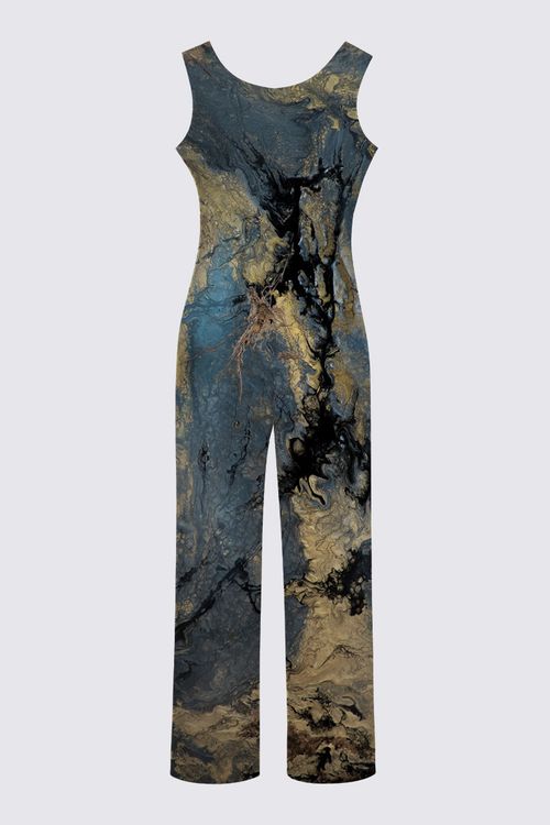 Sleeveless Jumpsuit With Pockets