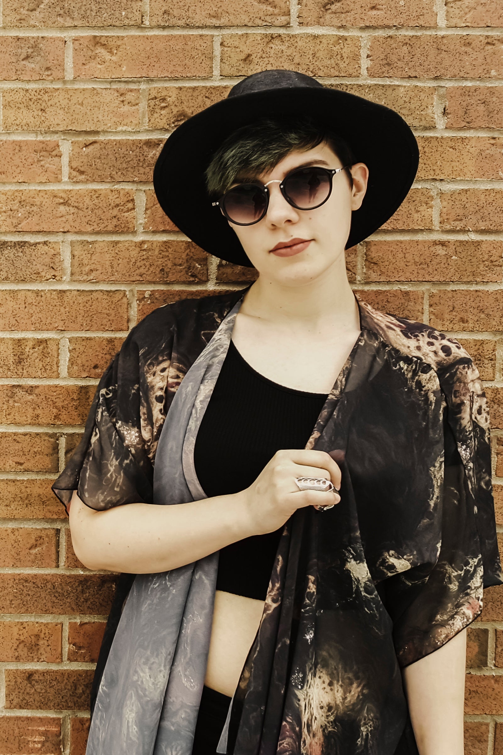 Draped Cover Up Without Fringe