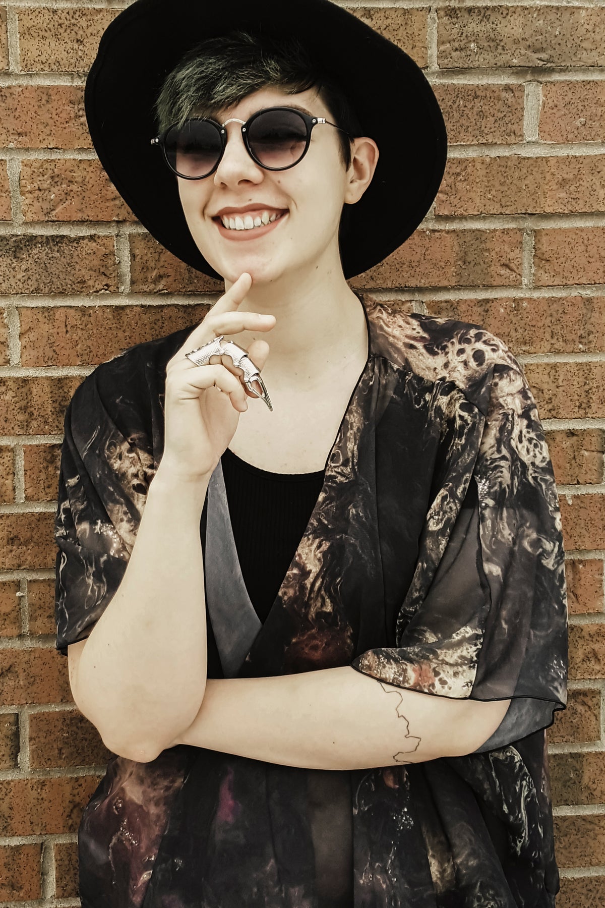 Draped Cover Up Without Fringe