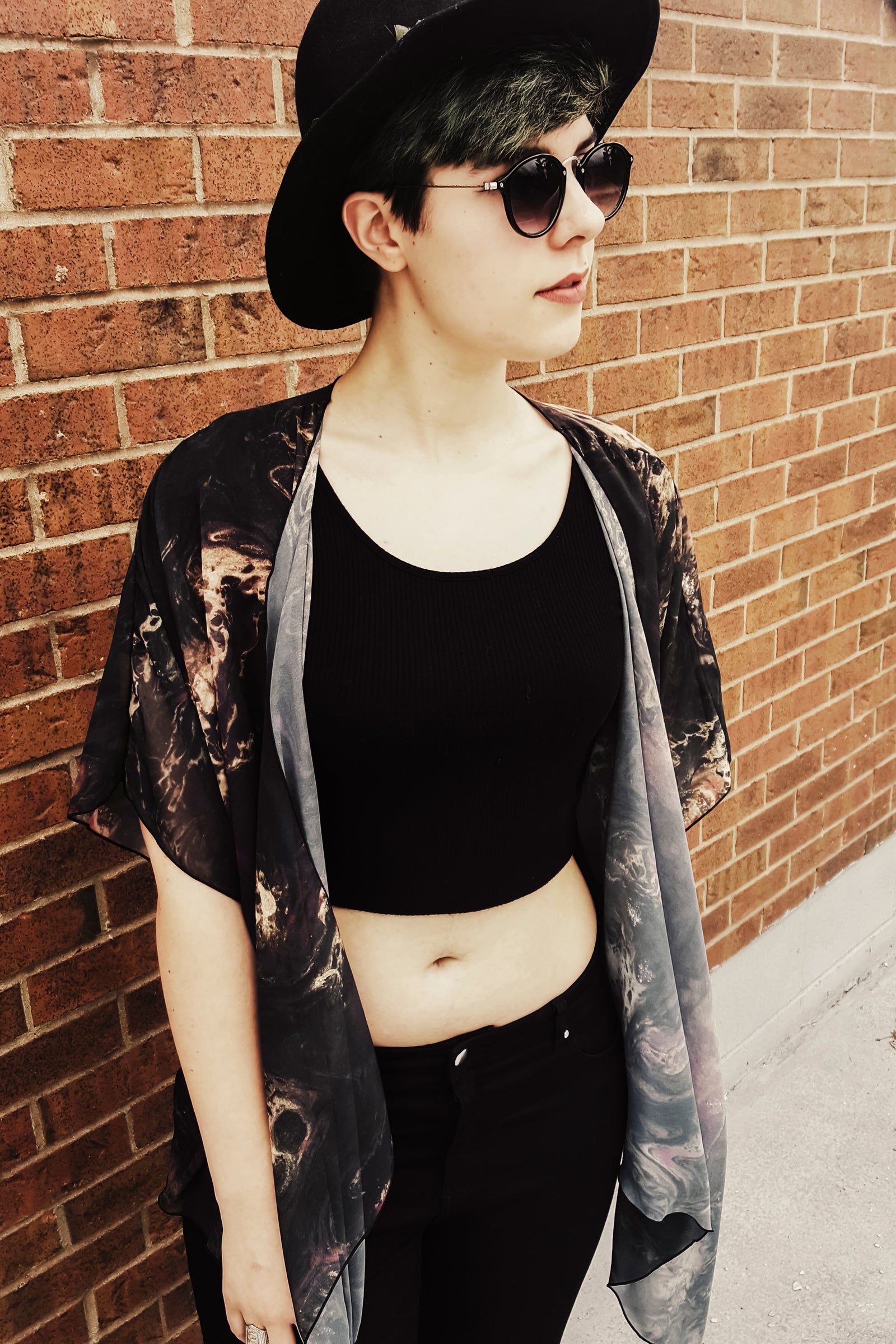 Draped Cover Up Without Fringe