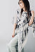 Draped Cover Up With Fringe