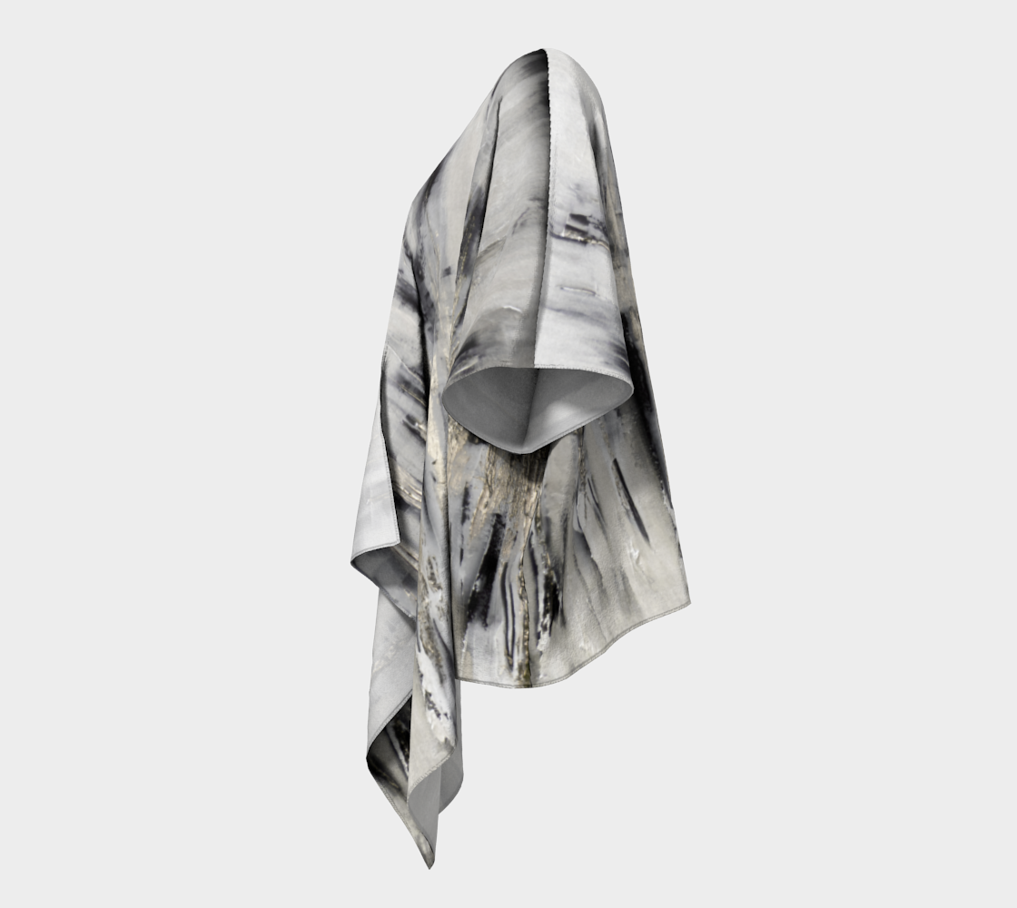 Draped Cover Up Without Fringe