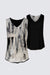 Reversible Sleeveless V-Neck Top