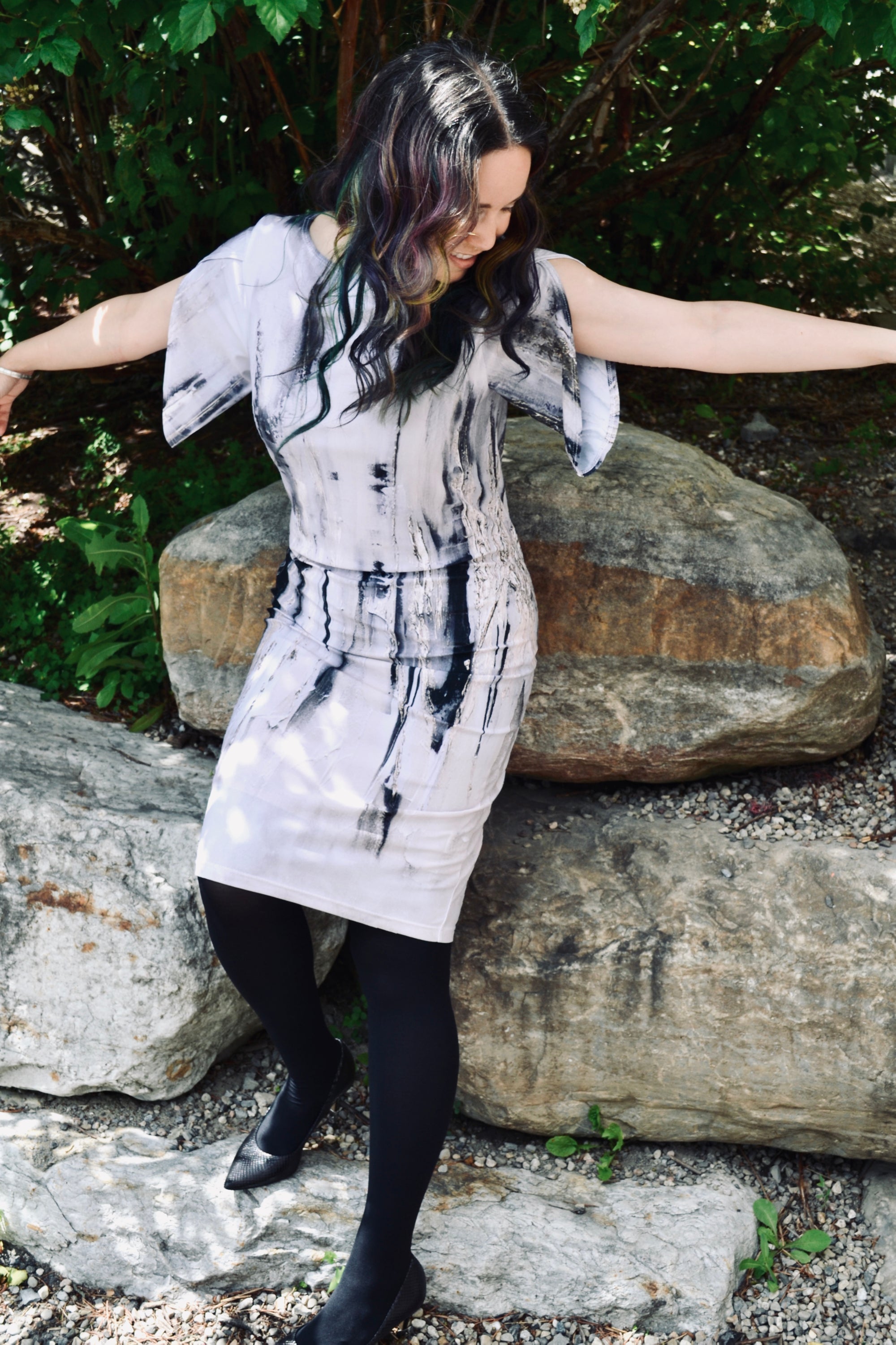 Tulip Sleeve Dress