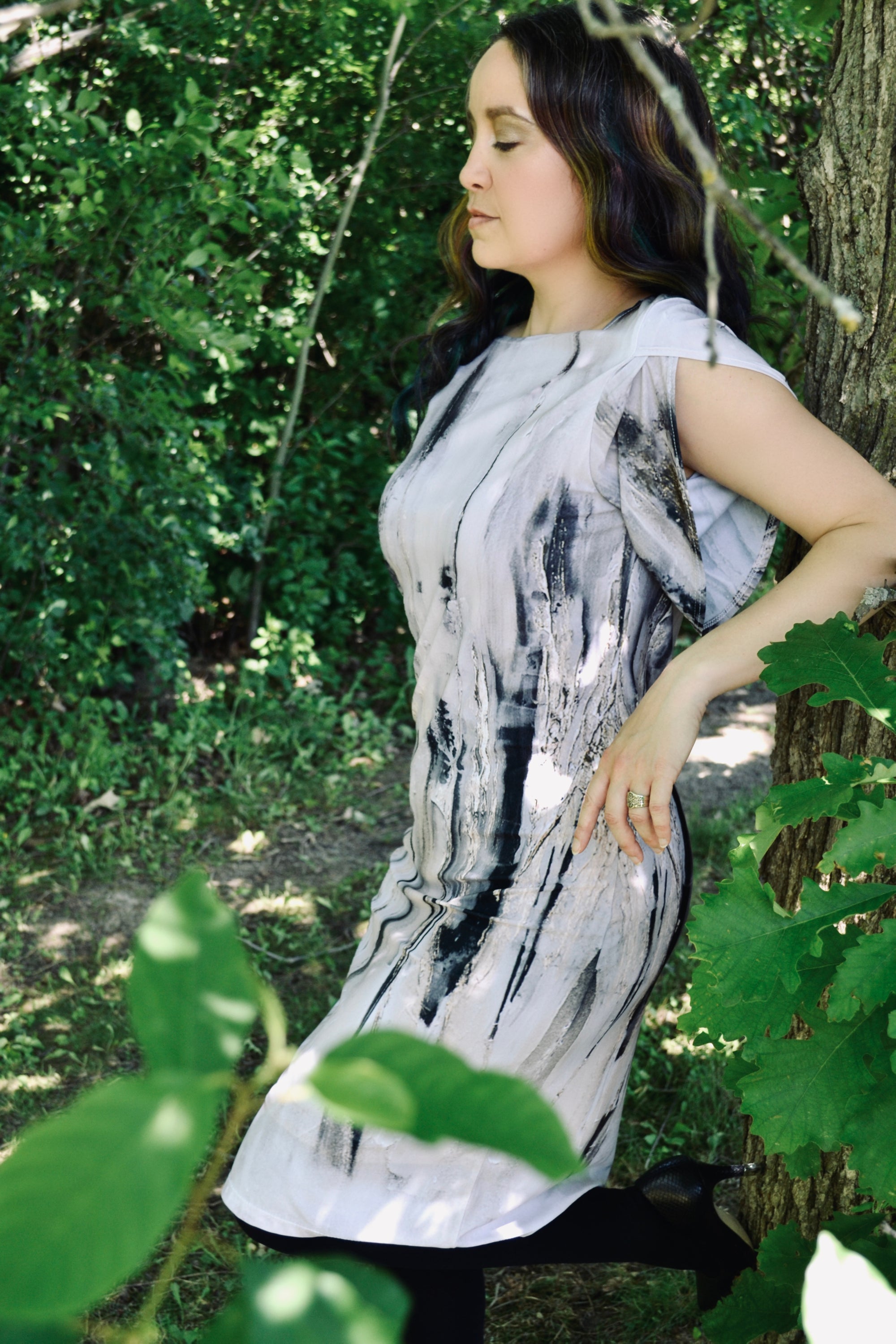 Tulip Sleeve Dress