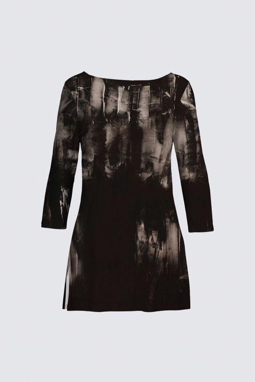 Boat Neck Long Sleeve Tunic