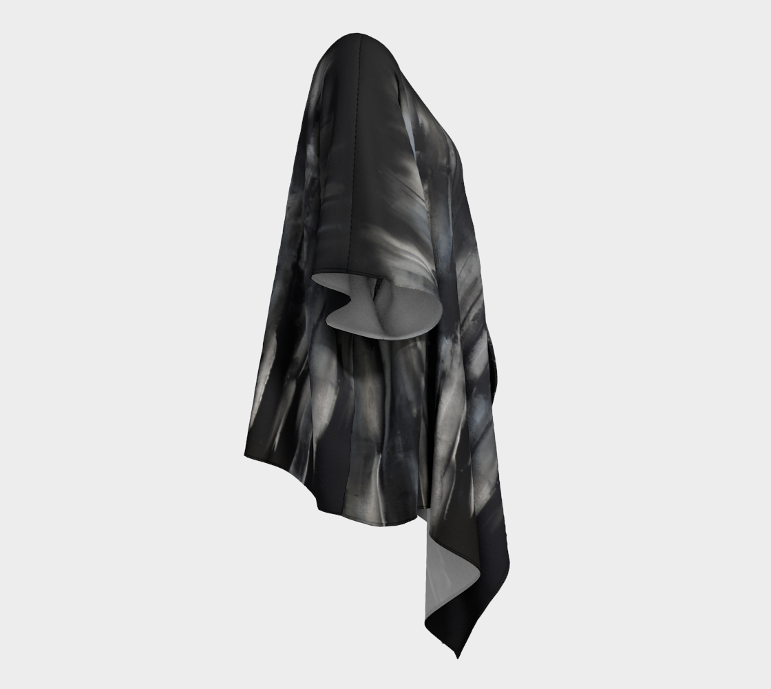 Draped Cover Up Without Fringe