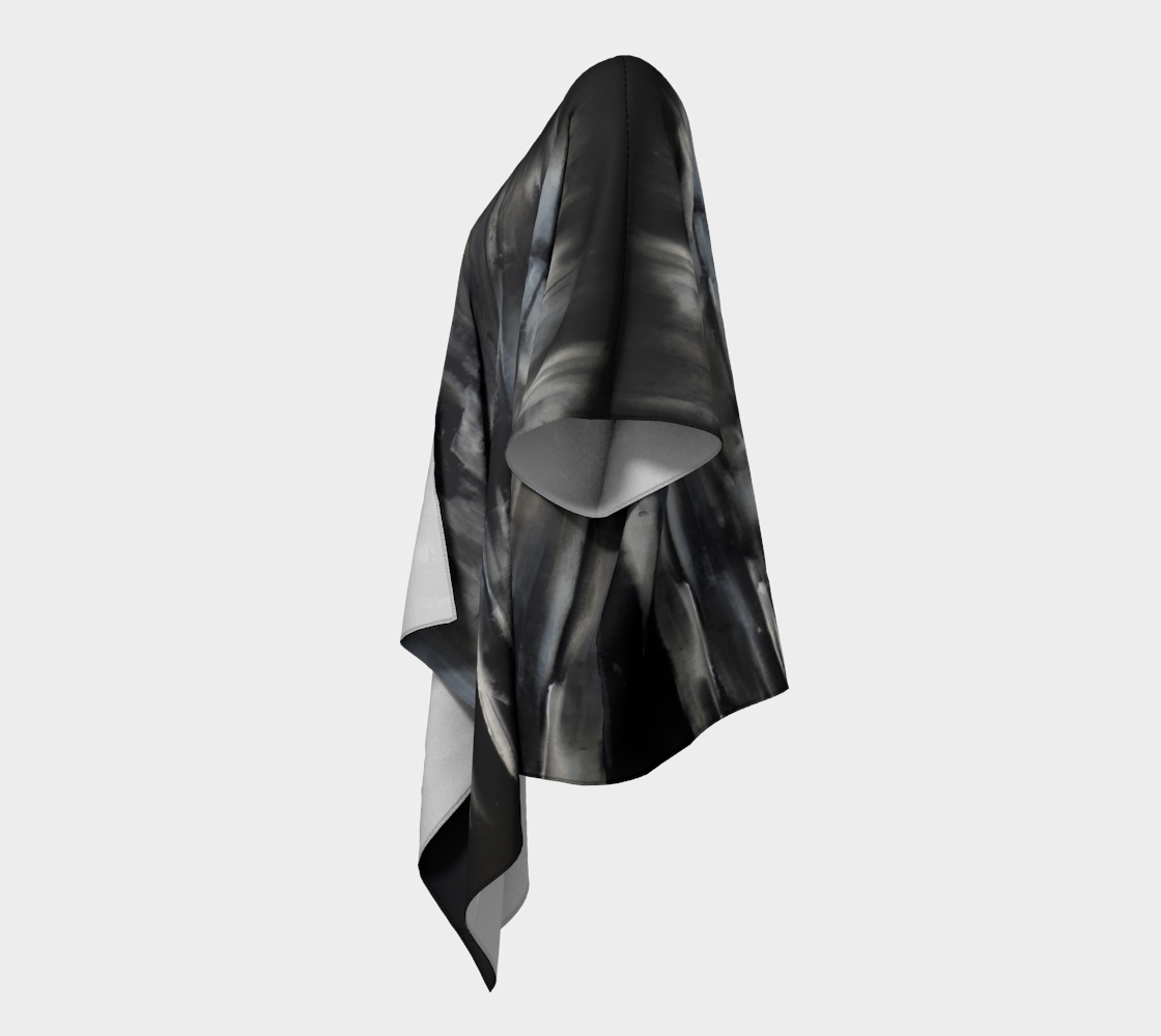 Draped Cover Up Without Fringe