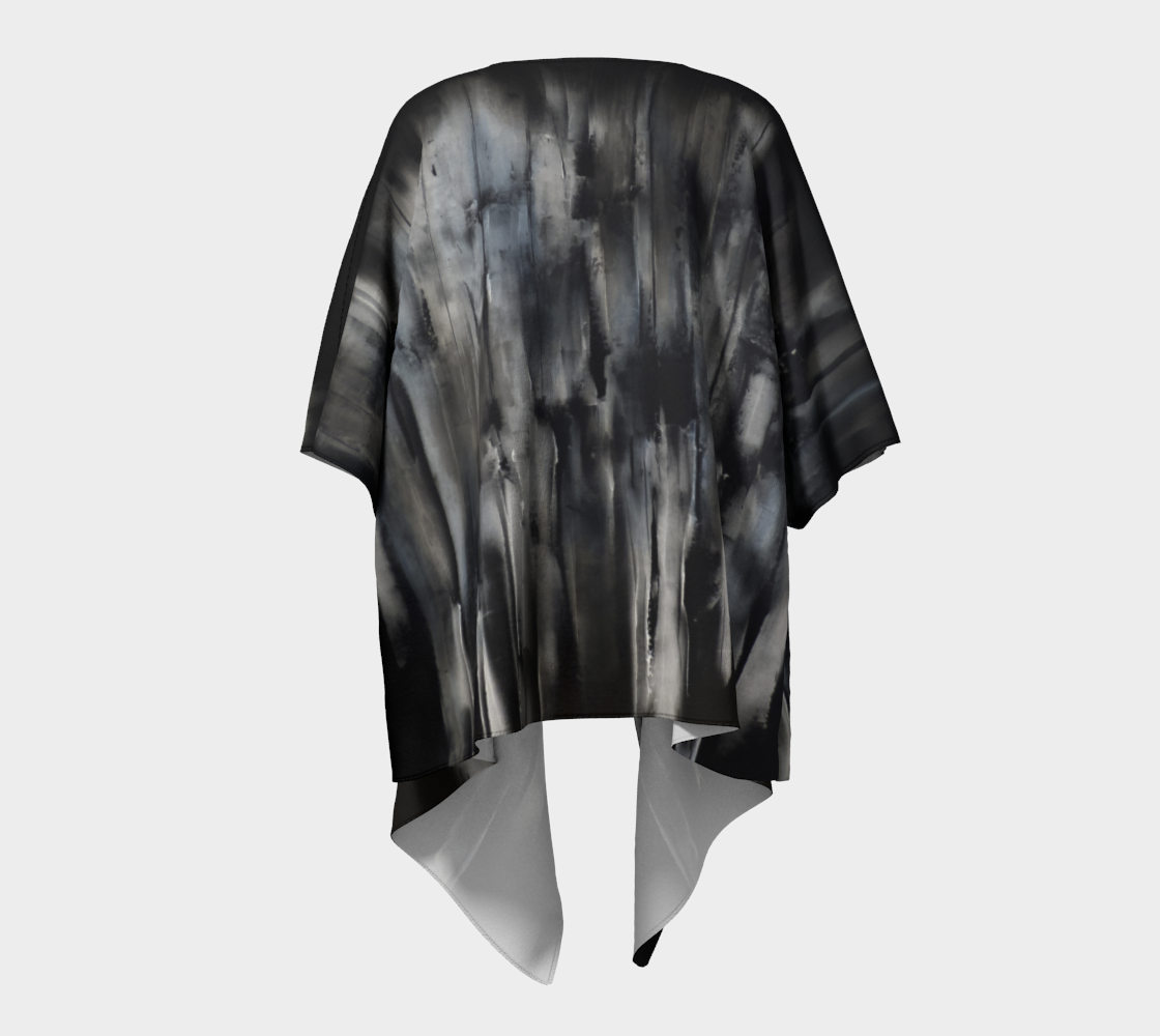 Draped Cover Up Without Fringe