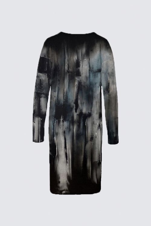 Brushed Knit Duster Cardigan With Pockets