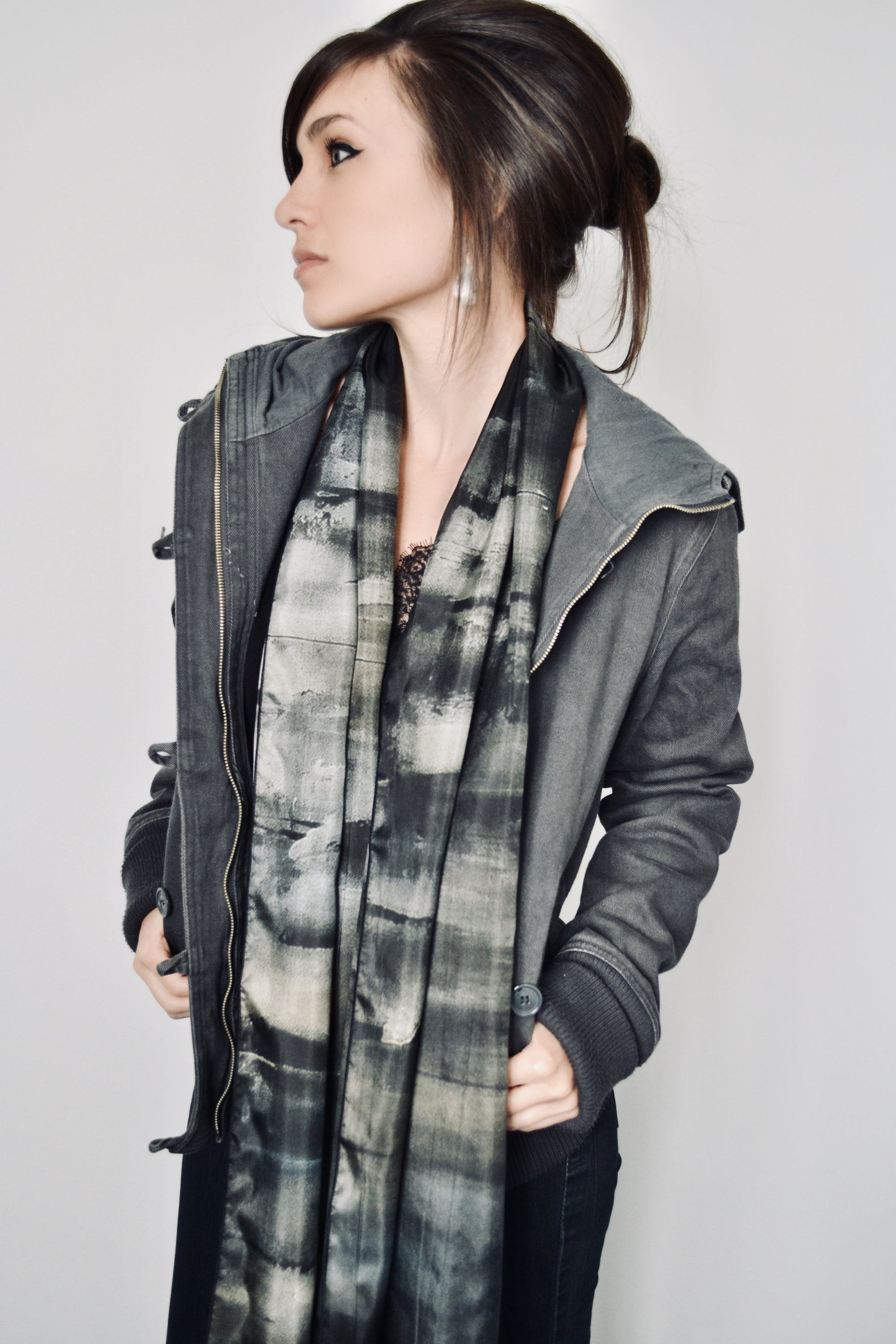 Silk Long Scarf