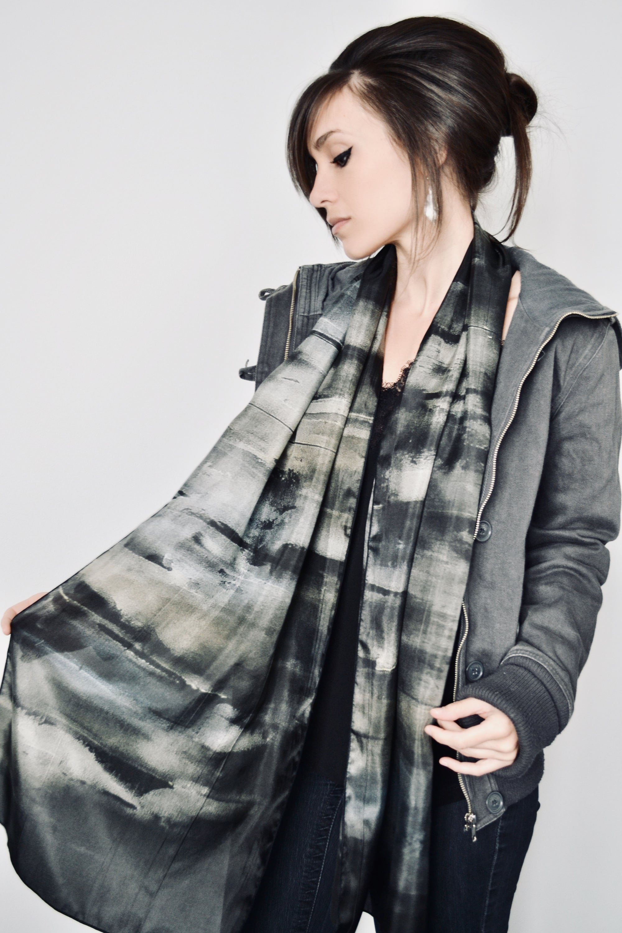 Silk Long Scarf