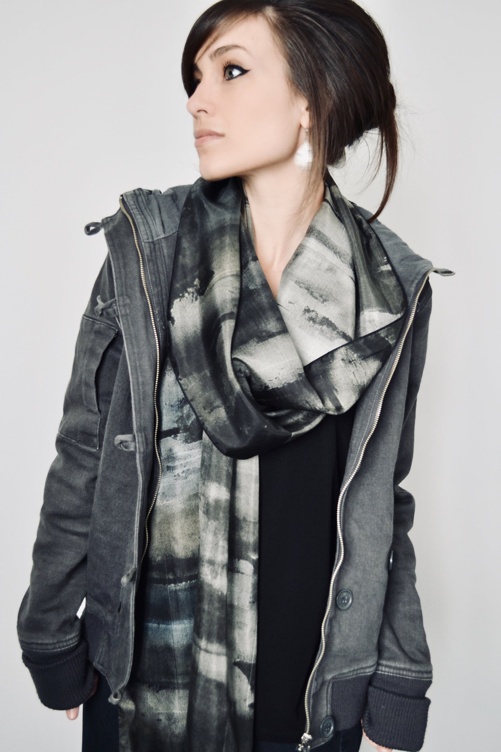Silk Long Scarf