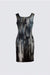 Sleeveless Square Neckline Dress