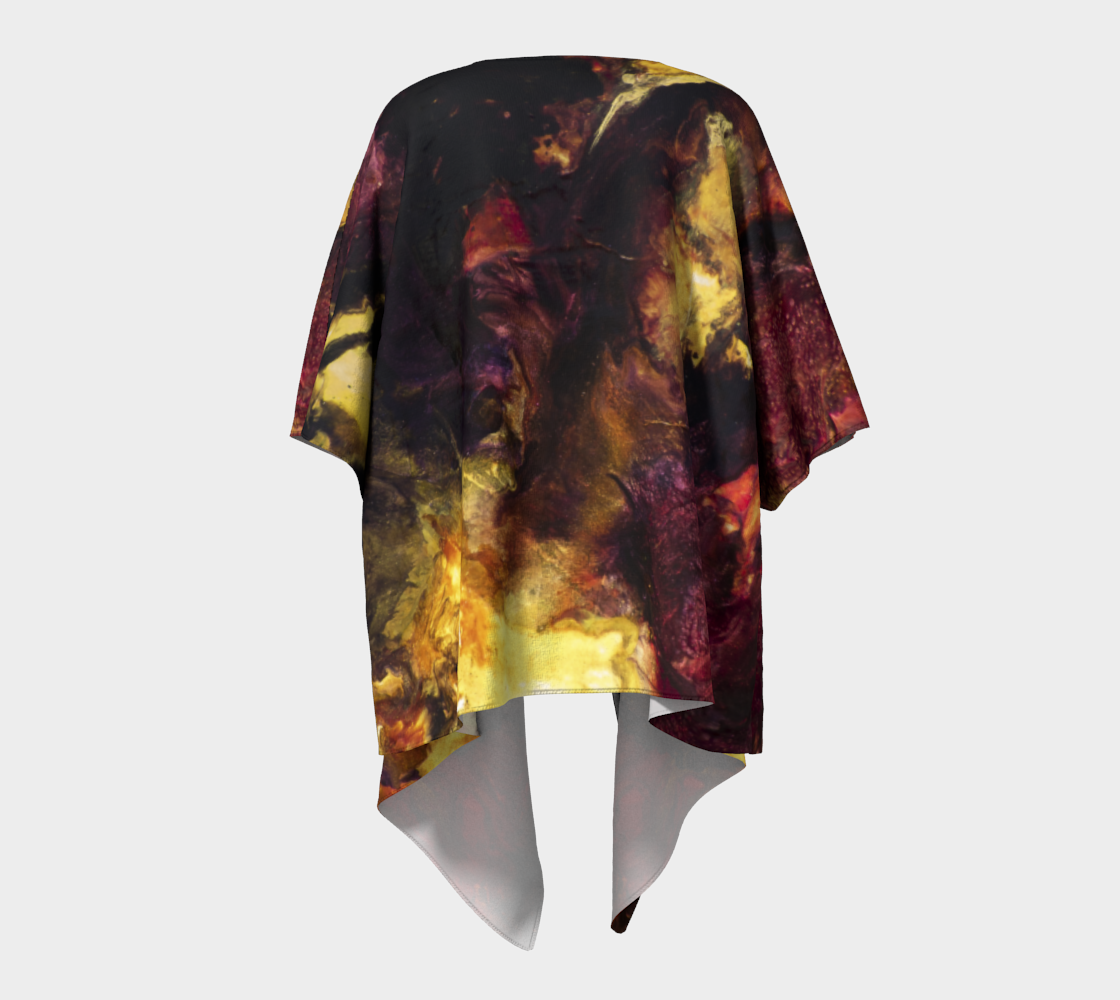 Draped Cover Up Without Fringe