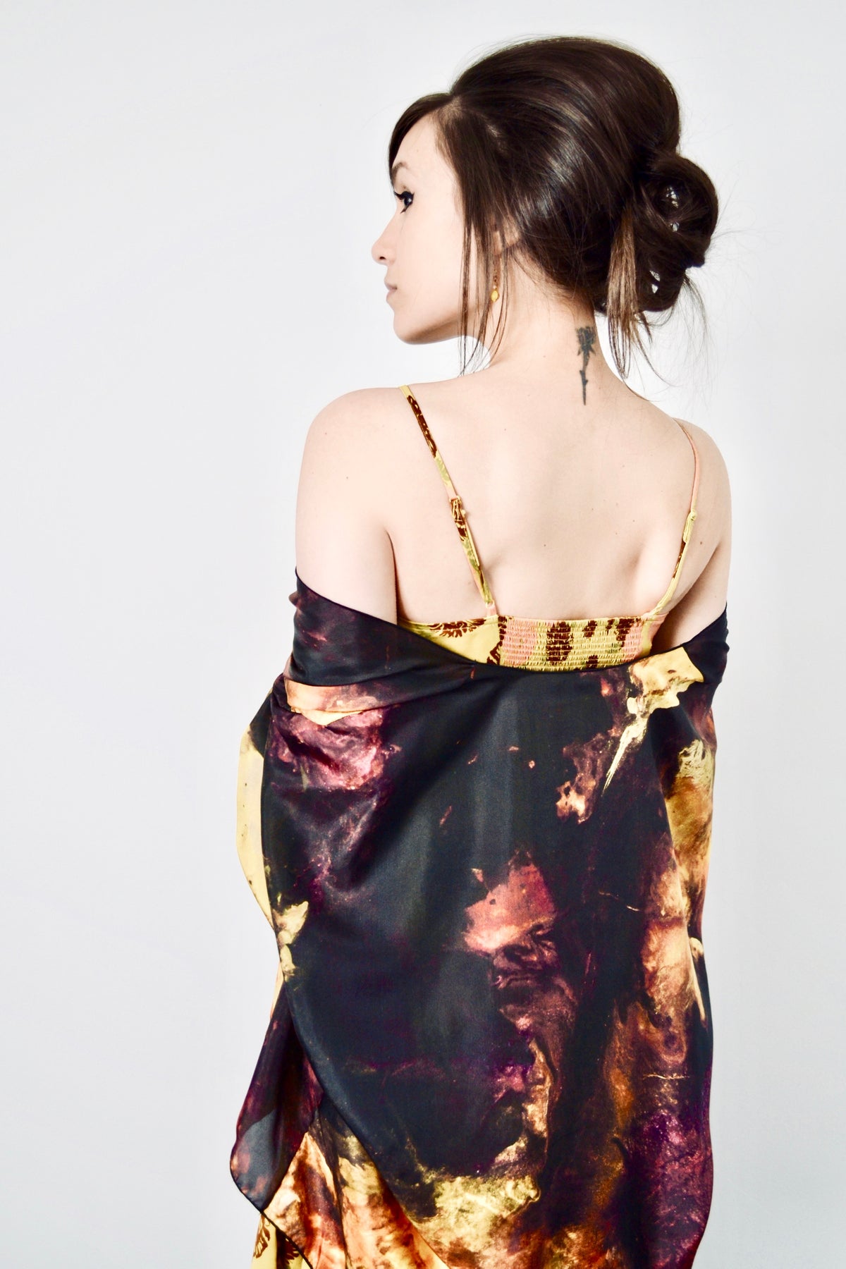 Draped Cover Up Without Fringe