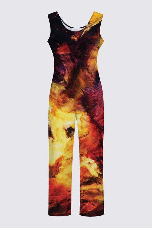 Sleeveless Jumpsuit With Pockets
