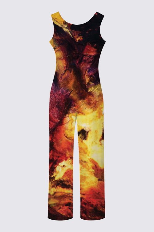 Sleeveless Jumpsuit With Pockets