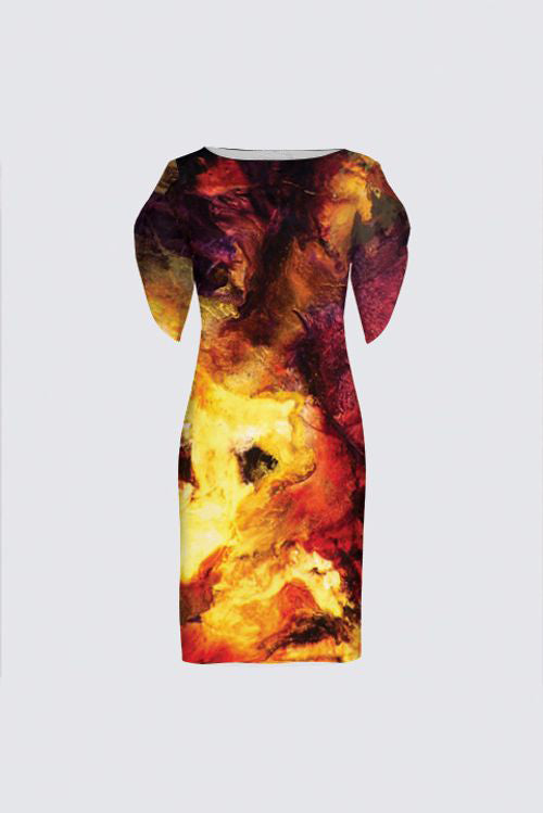 Tulip Sleeve Dress