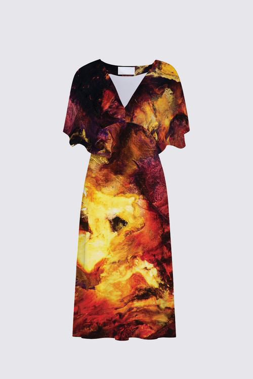 V-Neck Sun Dress