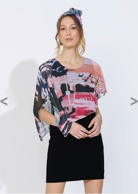 Sleeveless Cape Dress