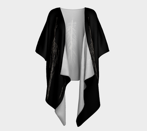 Draped Cover Up Without Fringe