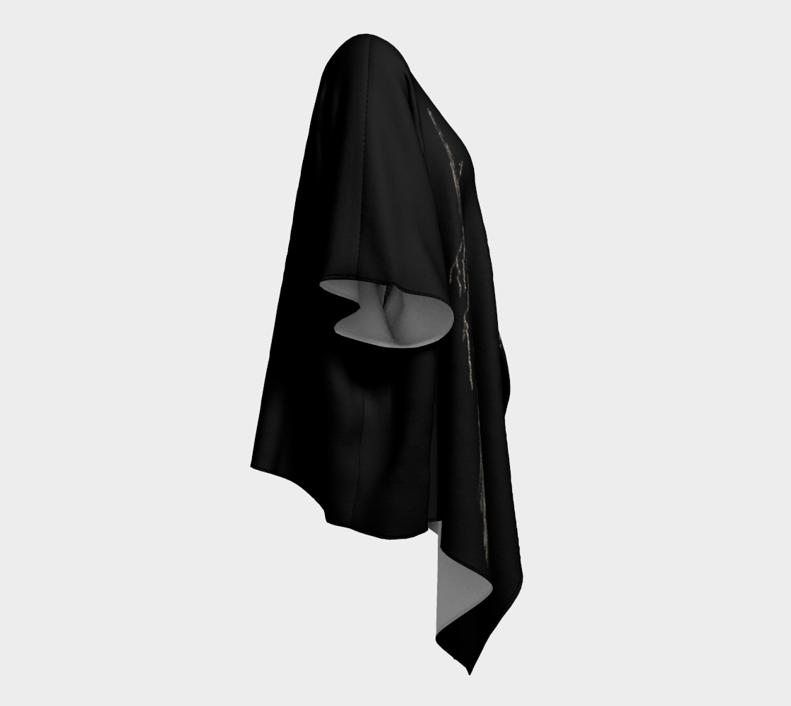 Draped Cover Up Without Fringe