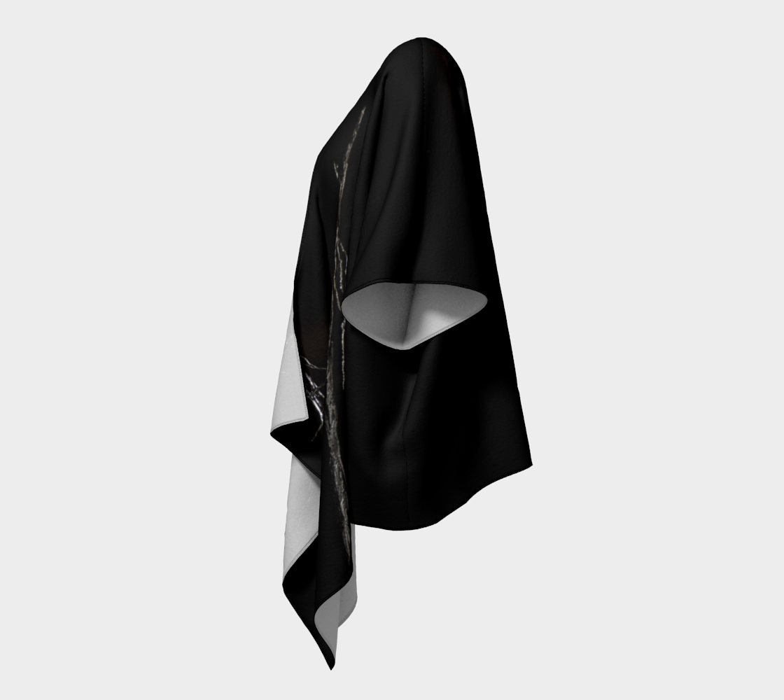 Draped Cover Up Without Fringe