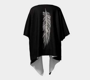 Draped Cover Up Without Fringe