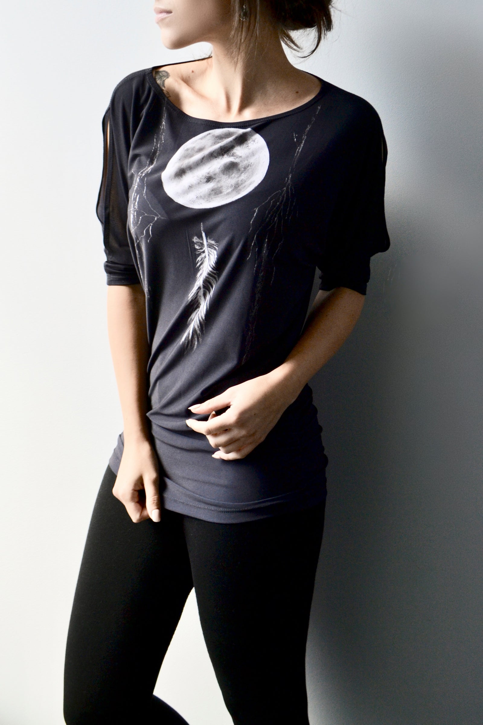 Slit-Sleeve Batwing Top (Discontinued)