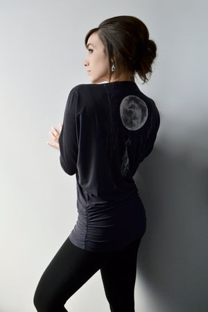 Slit-Sleeve Batwing Top (Discontinued)