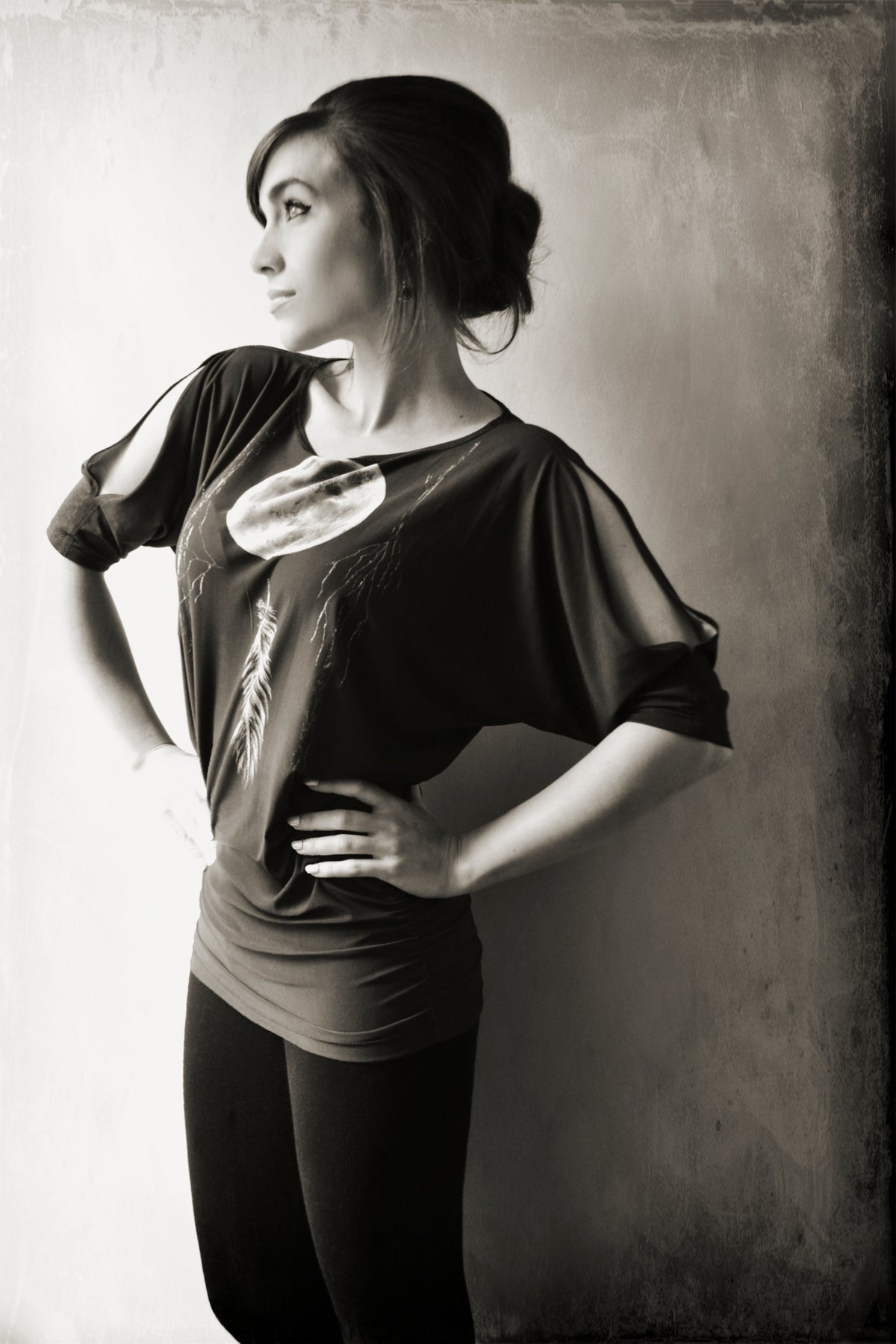 Slit-Sleeve Batwing Top (Discontinued)