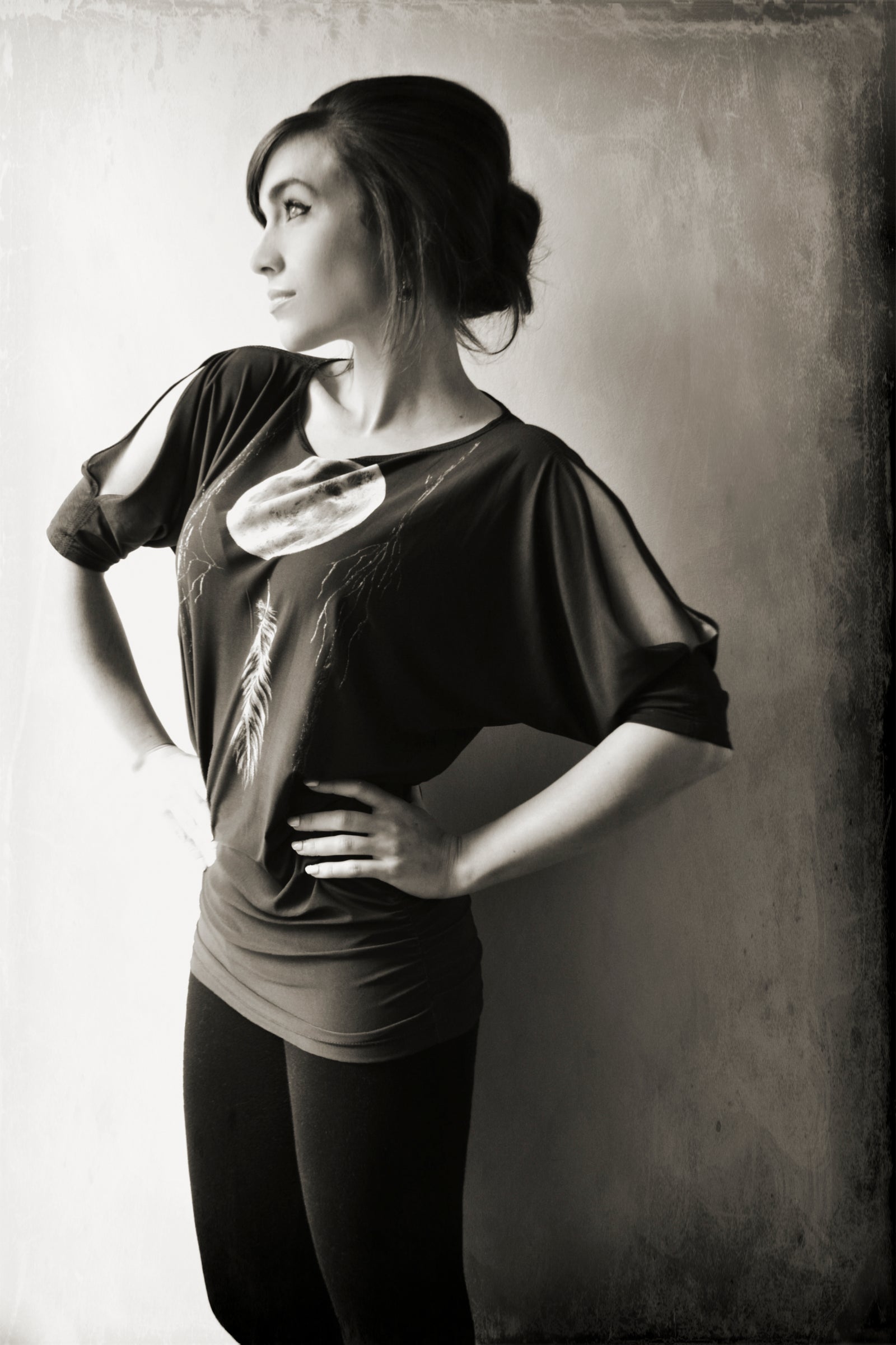 Slit-Sleeve Batwing Top (Discontinued)